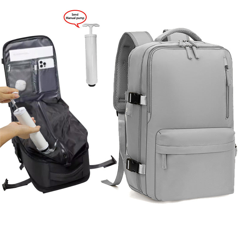 Large Capacity With Vacuum Storage Layer Commuter Leisure Backpack