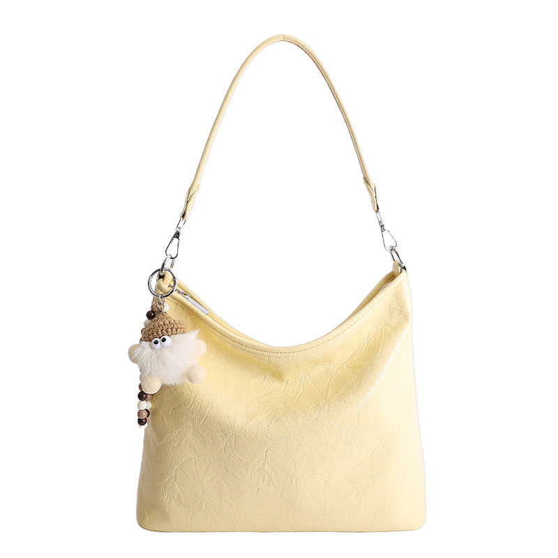 Women's Retro Wax Oil Leather High-grade Sensor Bags