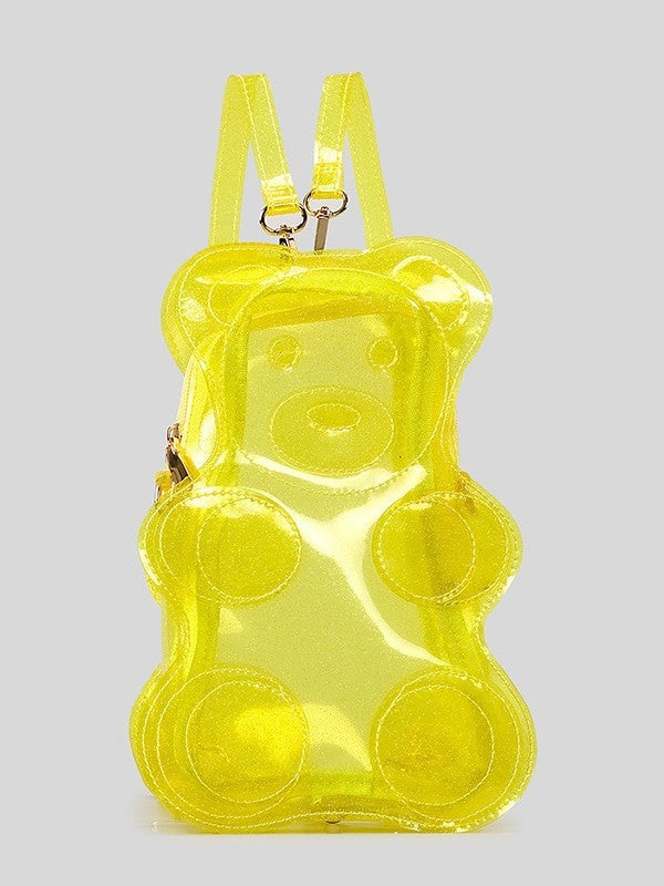 Cute Transparent Gummy Bear For Outing Women's Messenger Bag