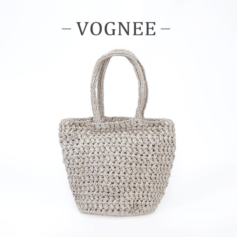Women's Summer Lafite Straw Hand-woven For Niche Tote Bags