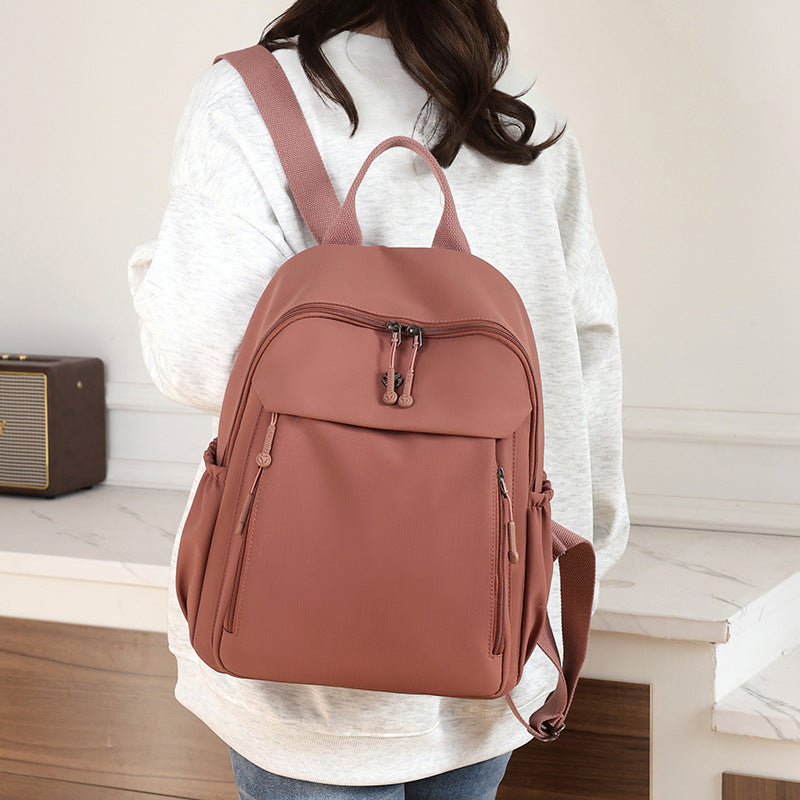 Women's Leisure Commute Lightweight Waterproof Nylon Cloth Large Backpacks