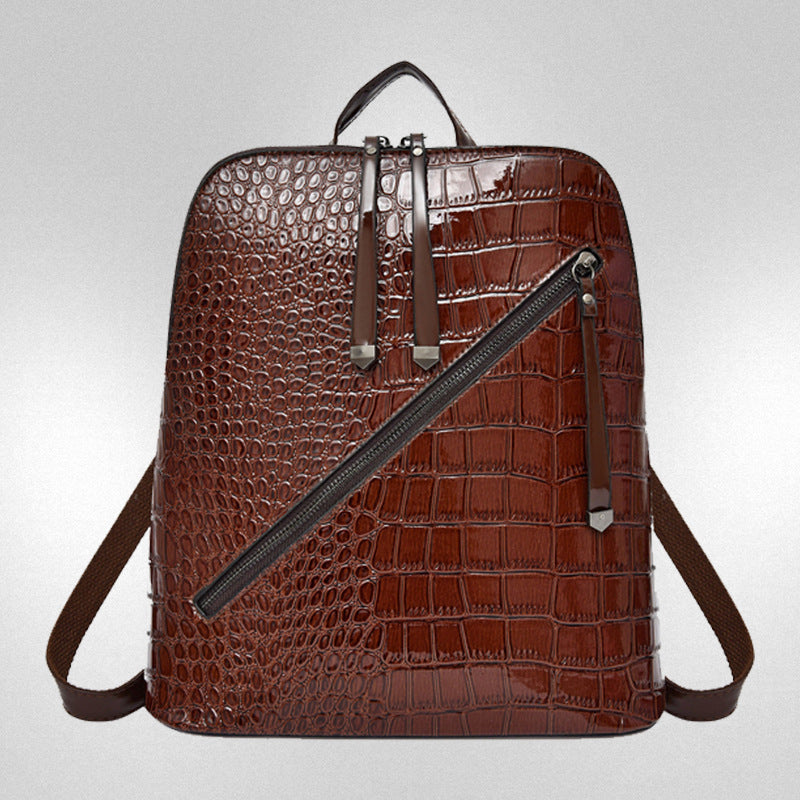 Women's Crocodile Pattern Set Mother Portable Bags