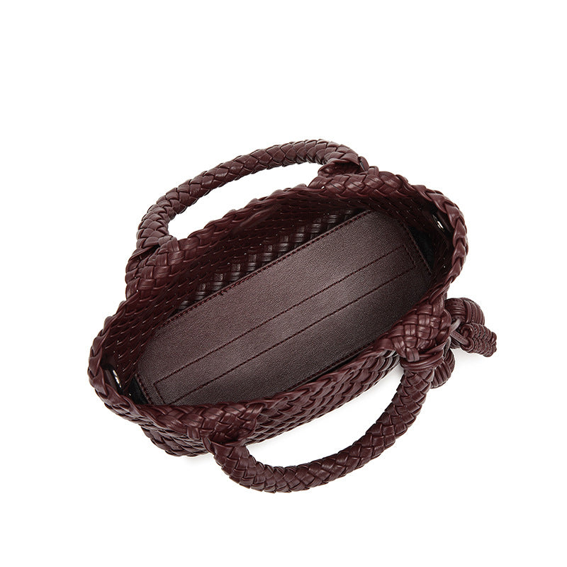 Women's Texture Hand-woven Fashion Personalized Hanging Food Women's Handbag