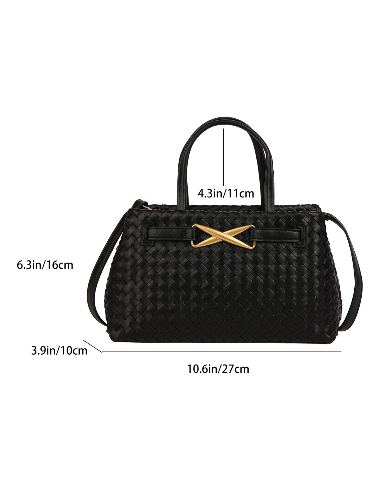 Women's High Sense Woven Fashion Commuter Bags