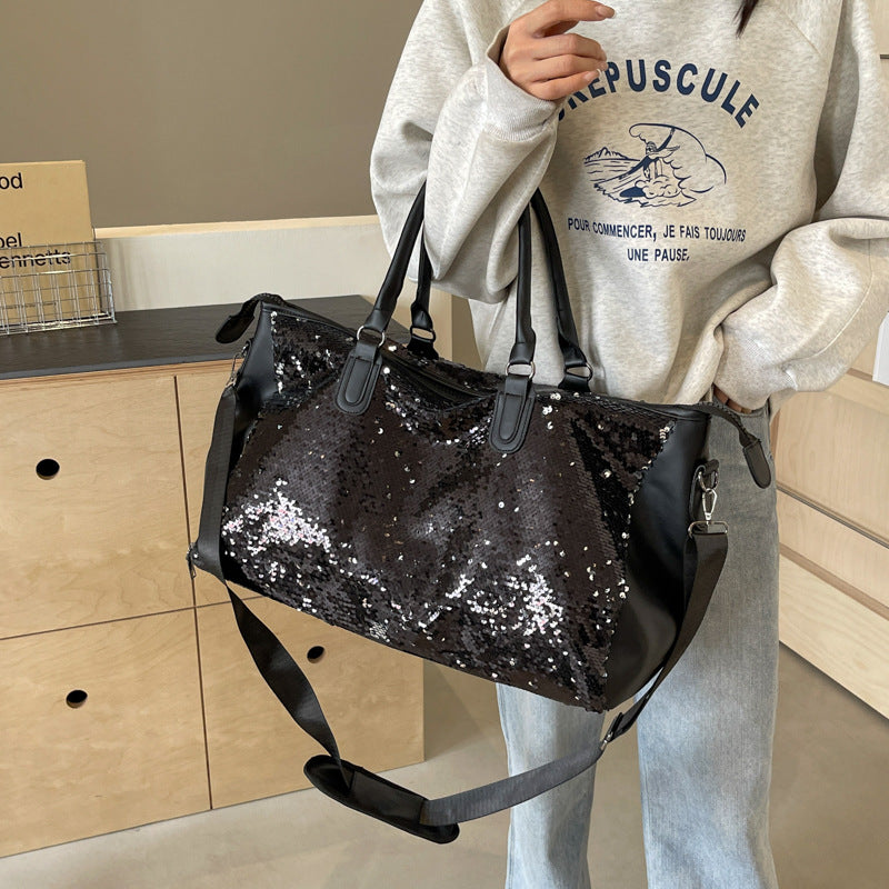 Women's Spring Sequined Fashion Large Capacity Tote Bag