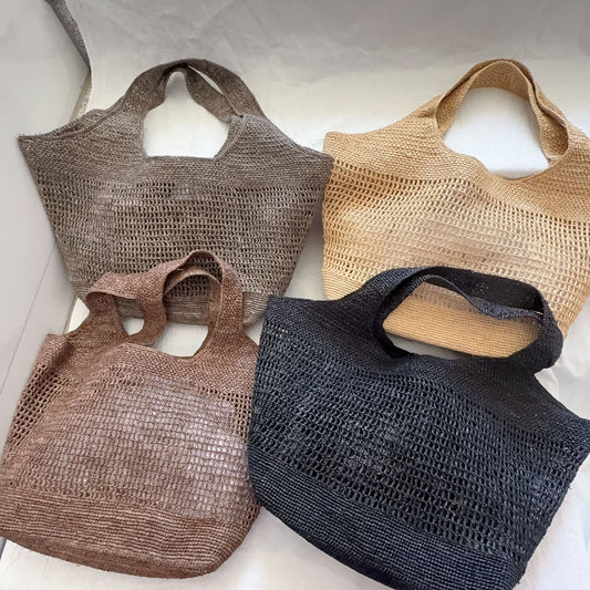 Women's Summer Straw Woven Raffia Hand-woven Large Seaside Women's Shoulder Bag