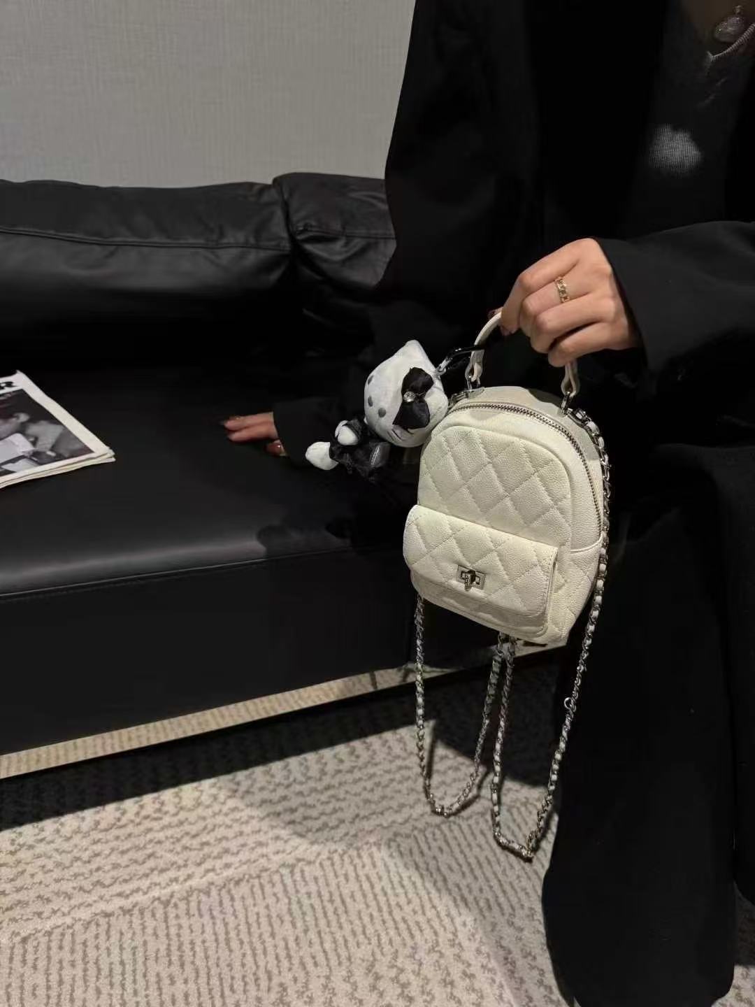 High-grade Caviar Rhombus Chain Mini Fashion Women's Shoulder Bag