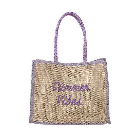 Fashion Underarm Straw Trend Commuting Vacation Women's Shoulder Bag