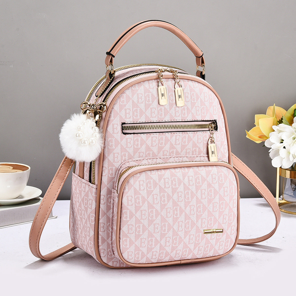 New Slouchy Women's Fashion Printed Spring Backpacks