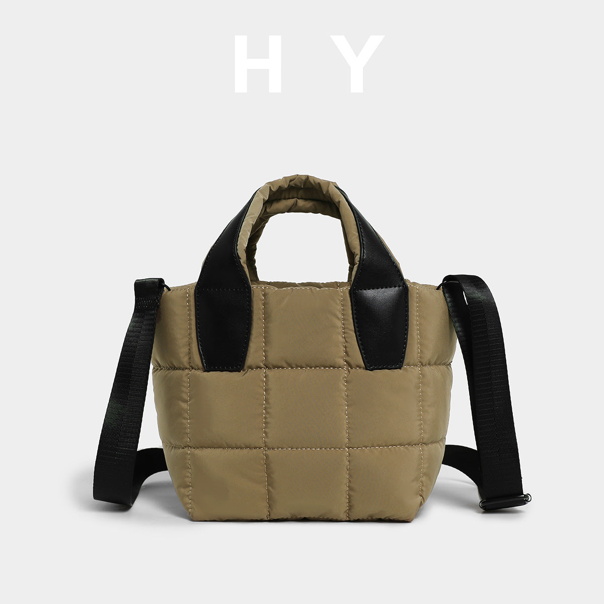 Women's Simple Lightweight Nylon Down Feel Diagonal Women's Handbag