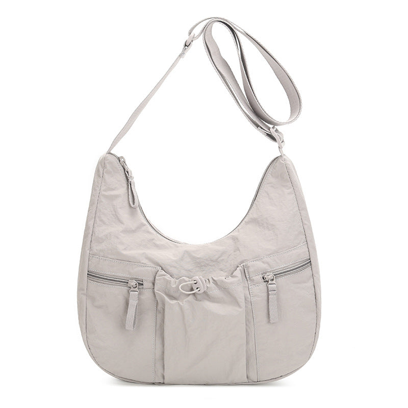 Women's Korean Fashion Simple Lightweight Large Capacity Drawstring Bags