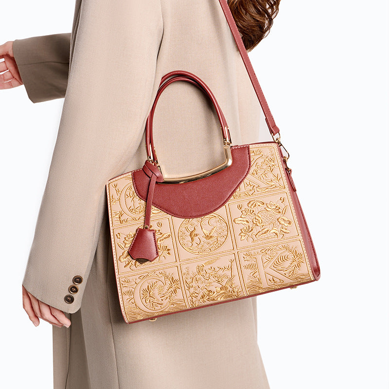 Women's Capacity Big Wedding Mother Chinese National Bags