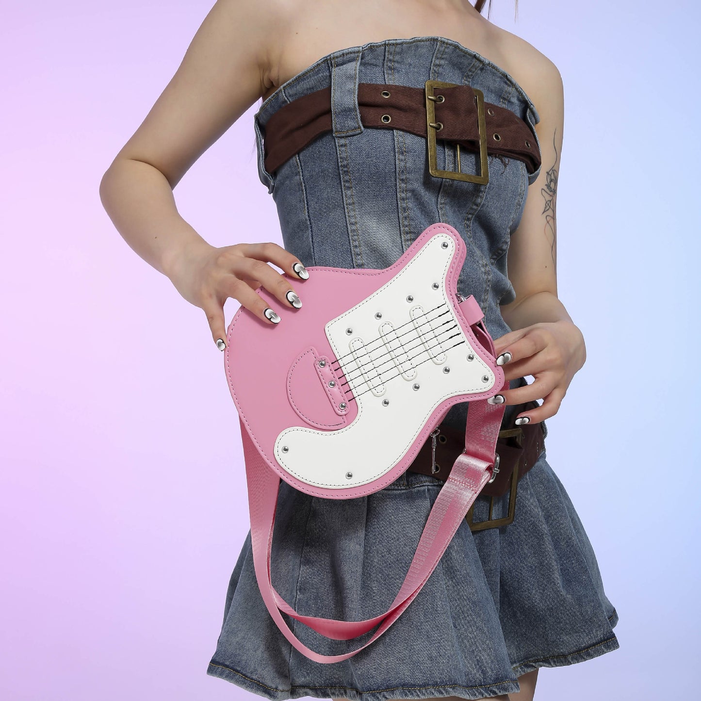 Versatile Popular Women's Lady's Guitar Style Women's Shoulder Bag