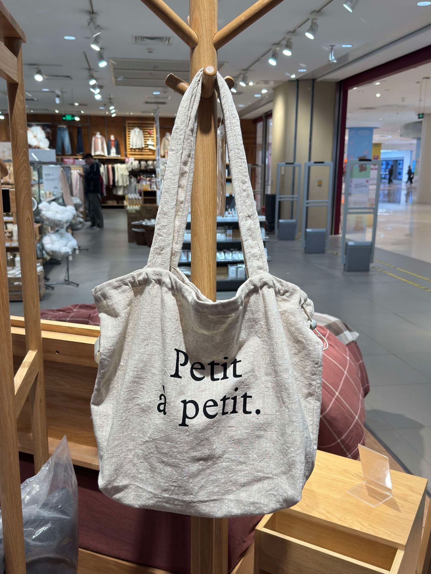 Linen Good-looking Large Capacity Textured Shopping Bags