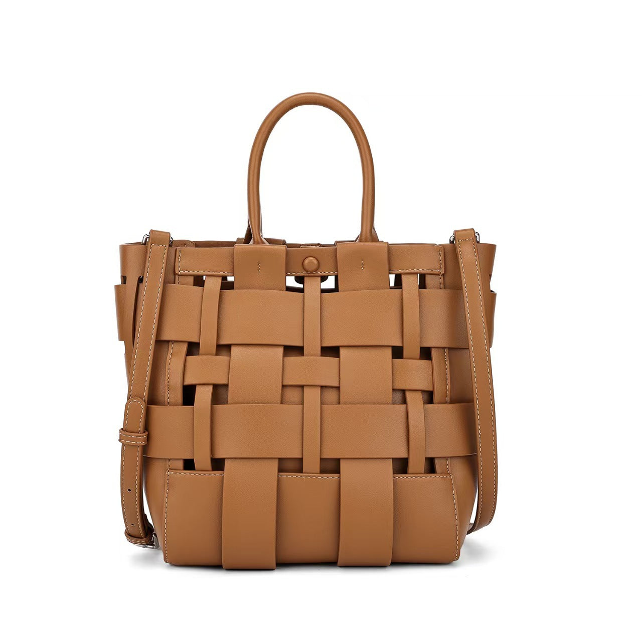 Design Portable Large Capacity Woven Fashion Women's Handbag
