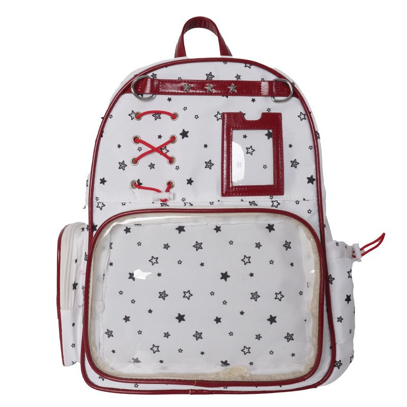 Korean Cartoon Cute Female Two-dimensional Bar Ji Leisure Backpack
