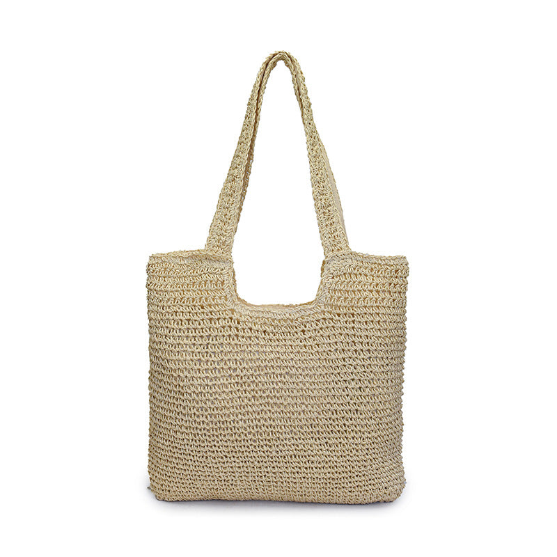 Women's Handmade Straw Woven Versatile Large Capacity Women's Shoulder Bag