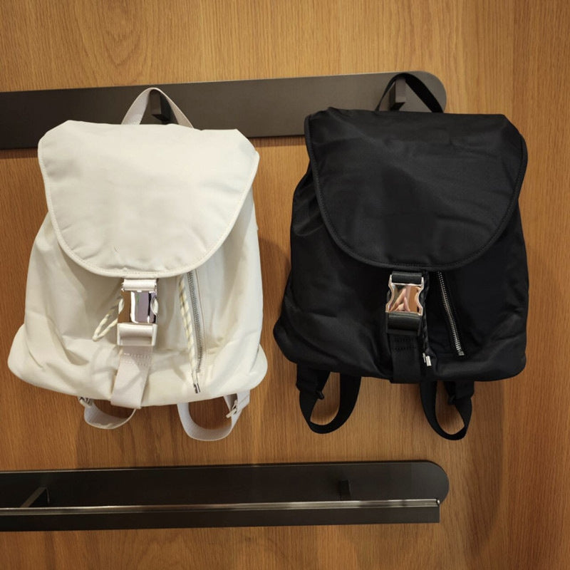 Road Drawstring Release Portable Large Capacity Women's Backpack