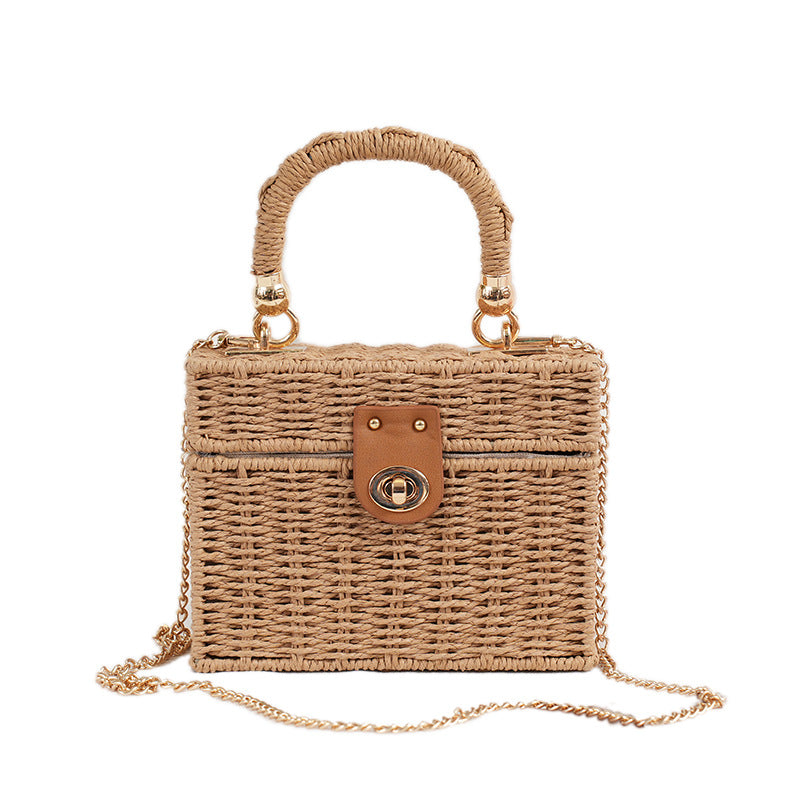 Women's Style Fashion Trend Paper String Straw Hand Everyday Joker Women's Shoulder Bag