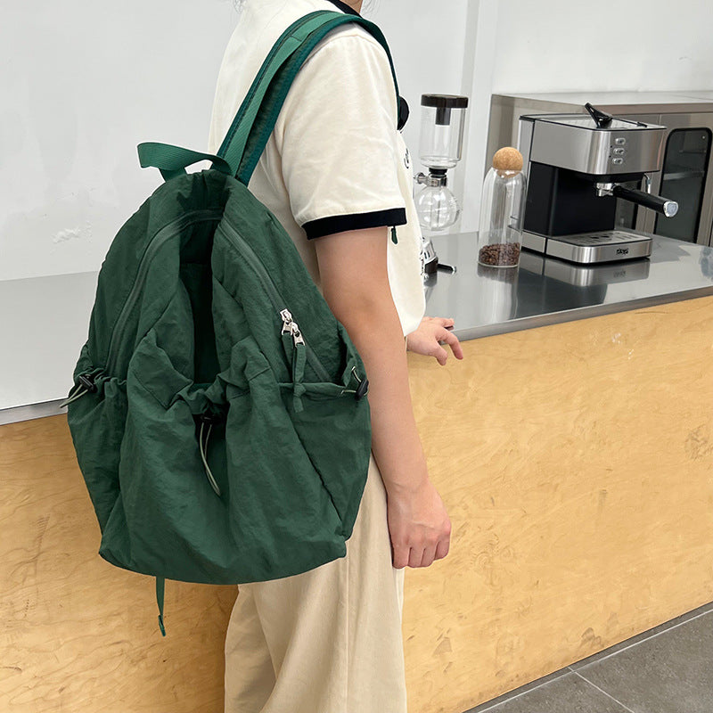 Korean Style Large Capacity Nylon Lightweight Leisure Women's Backpack
