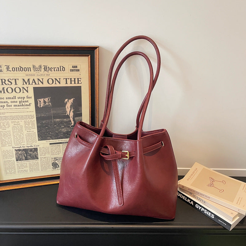 Women's Large Capacity Underarm Commuter Simple Fashion Tote Bag