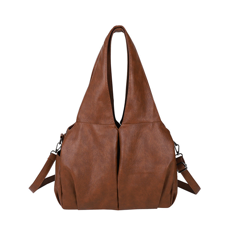 Oil Wax Skin Large Capacity Totes Bags
