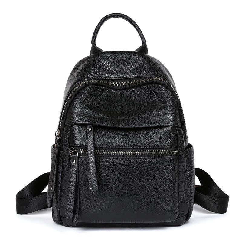 Women's Leather Fashion First Layer Cowhide Large Capacity Bags