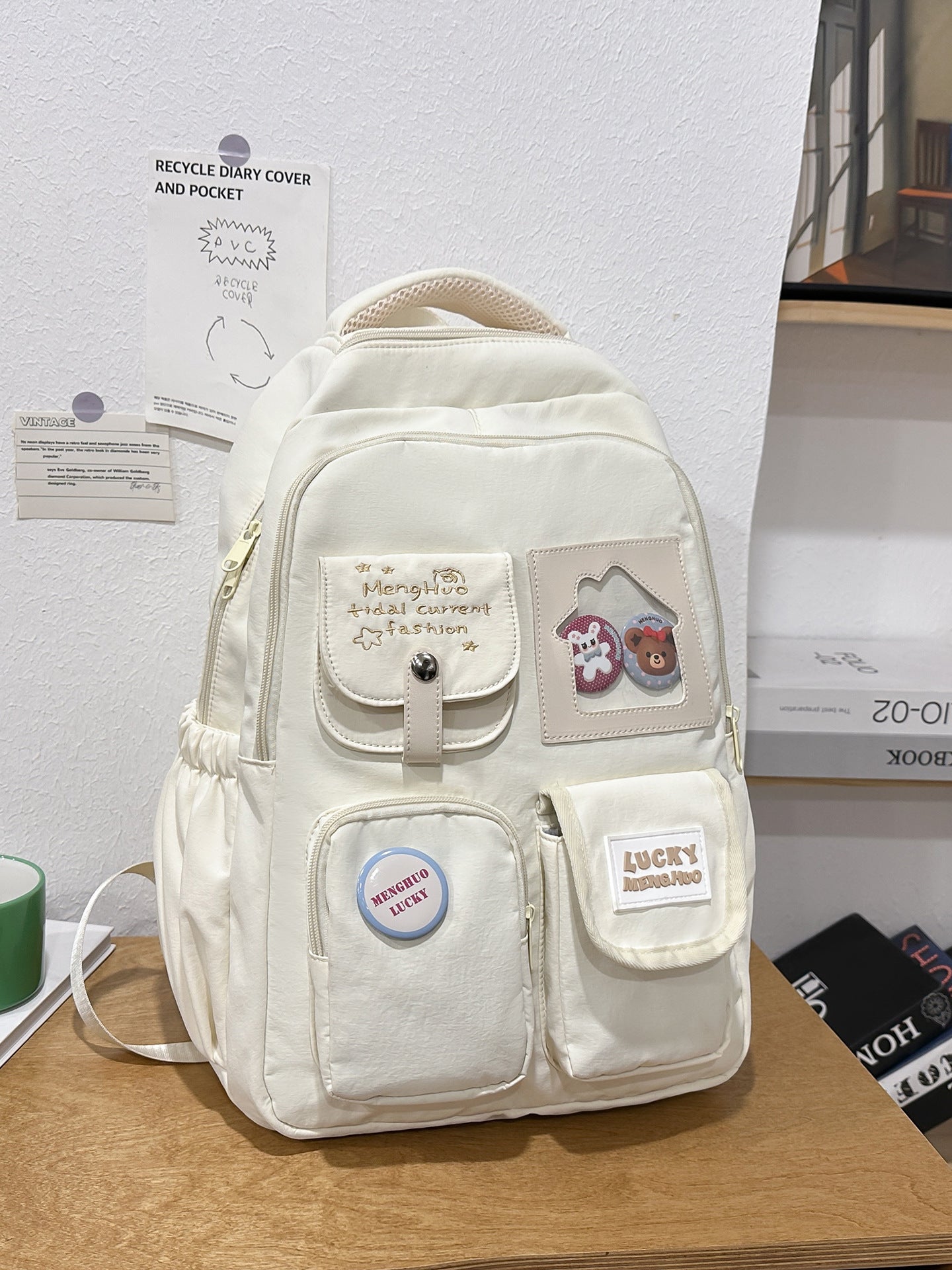Capacity High Cute Dopamine Primary Secondary Backpacks