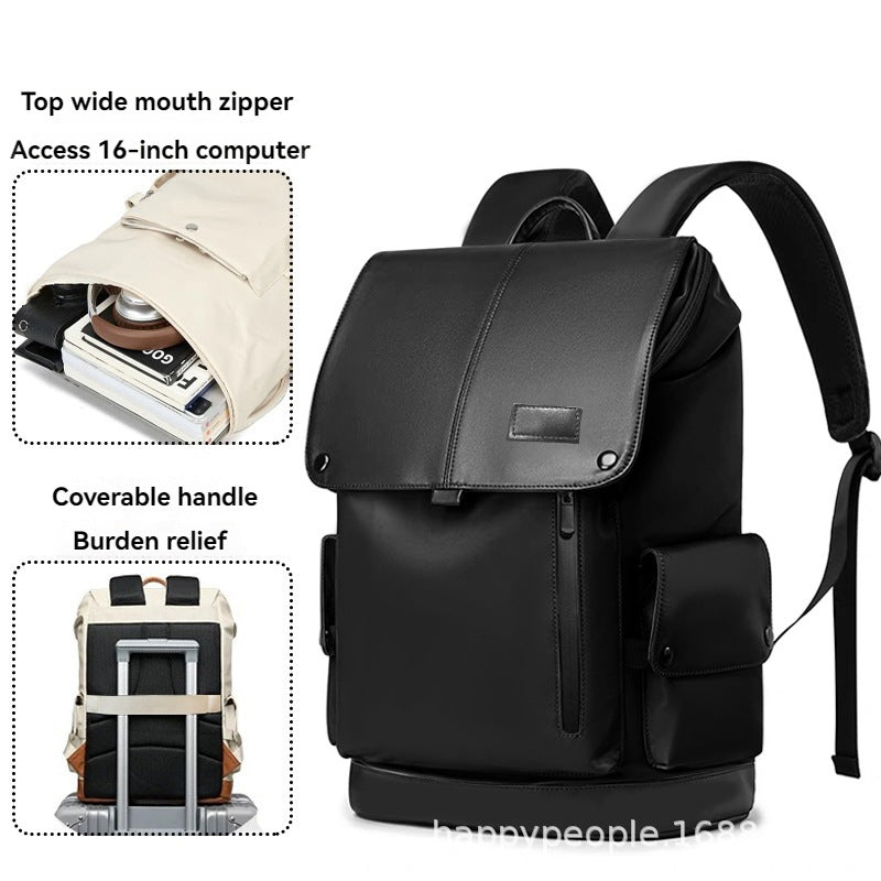 Trendy Fashion Unisex Contrast Color Computer Leisure Backpack