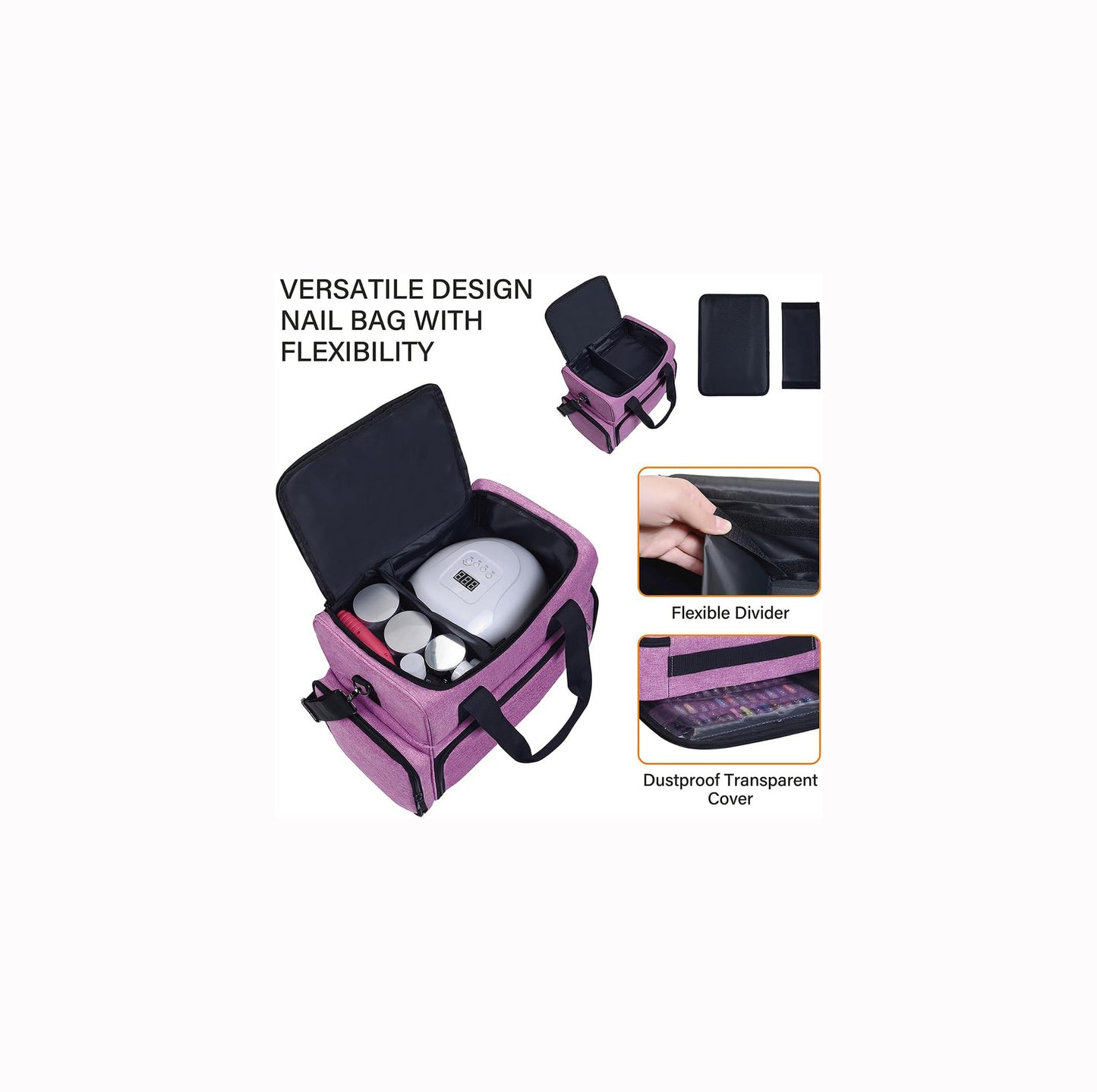 Large Capacity Storage Thickened Wash Manicure Implement Makeup Bag