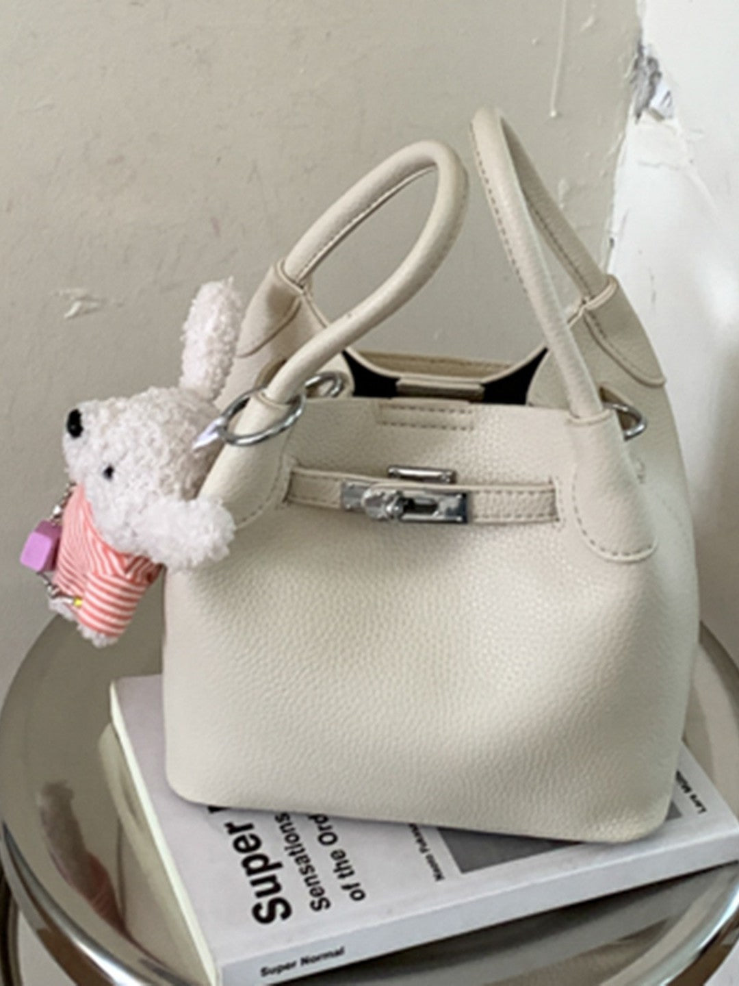 Hand Carrying Female Commuter Vegetable Basket Summer High Bucket Bag