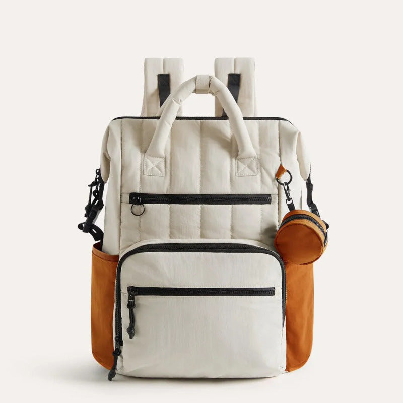 Striped Mummy Waterproof Large Capacity Fashion Backpacks