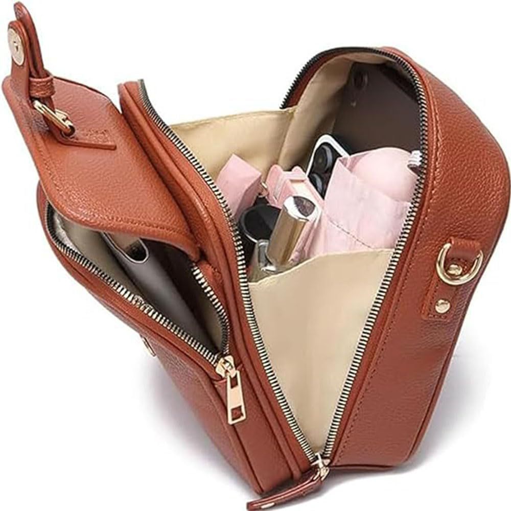 Women's Genuine Leather Retro Large Capacity Mini Tote Bag