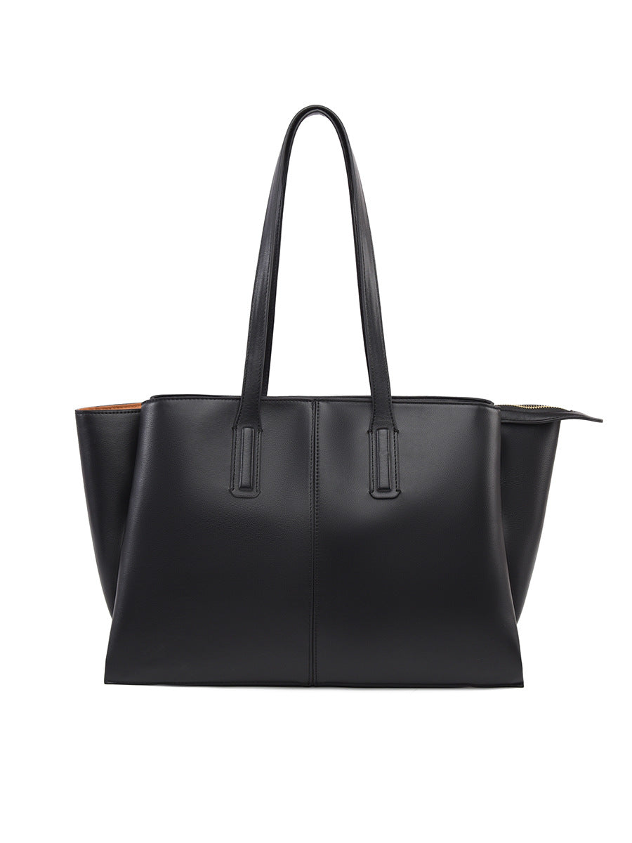 Women's Simple Fashionable Elegant Commute Large Capacity Tote Bag
