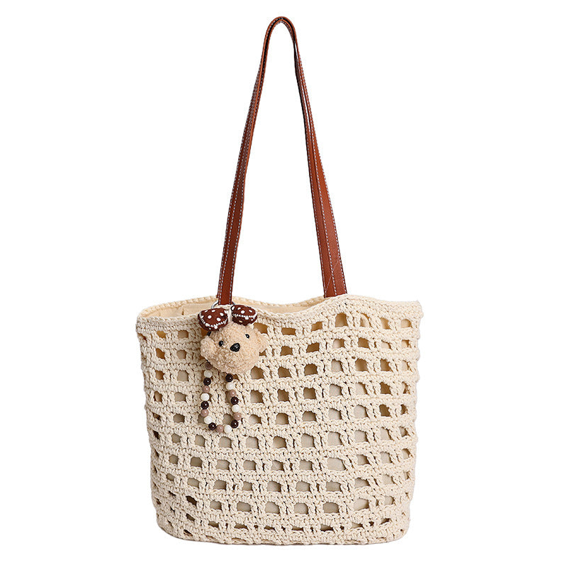 Large Capacity Woven Fashion Seaside Holiday Tote Bag
