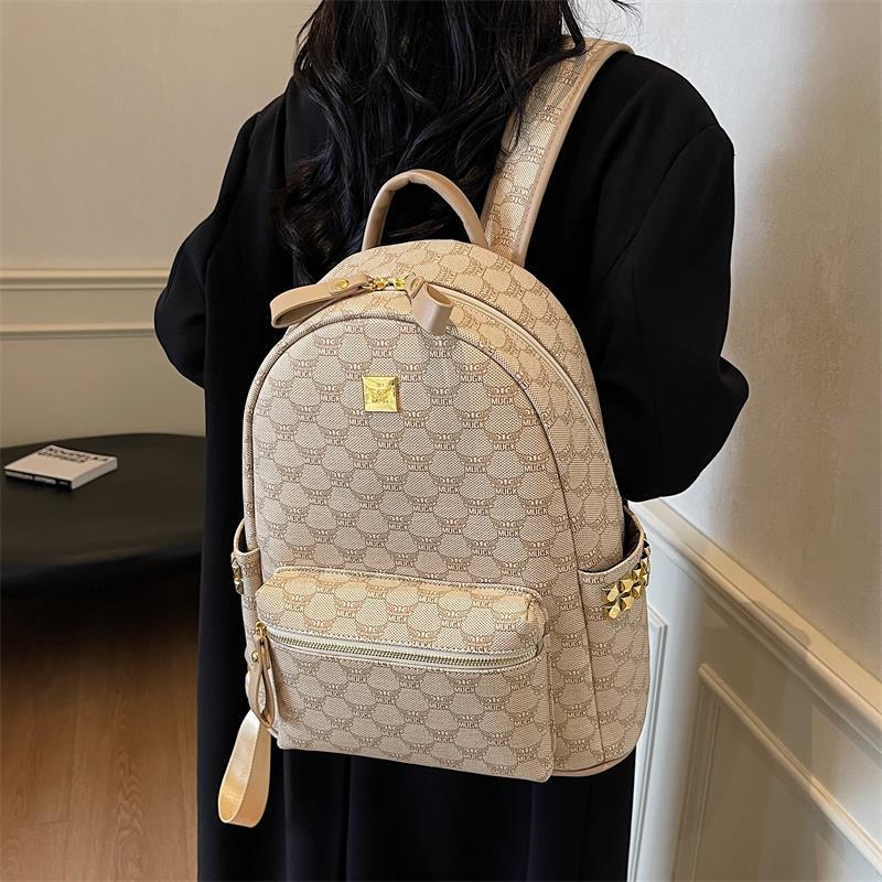 Women's High-grade Printed Large Capacity Fashion Commuter Leisure Backpack