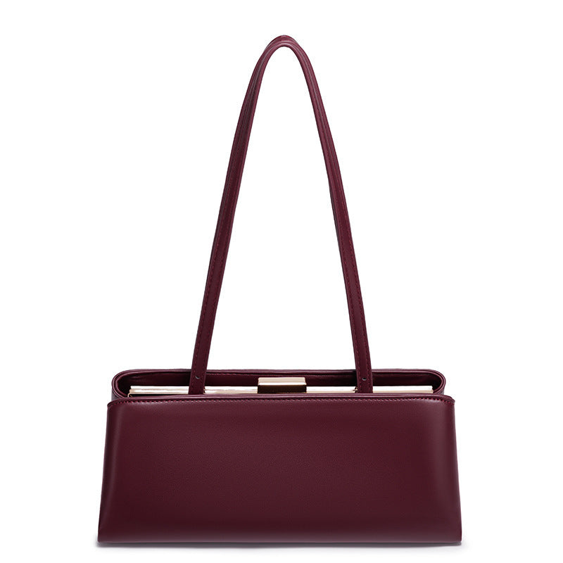 Mild Luxury Retro Textured Niche Saddle Bags