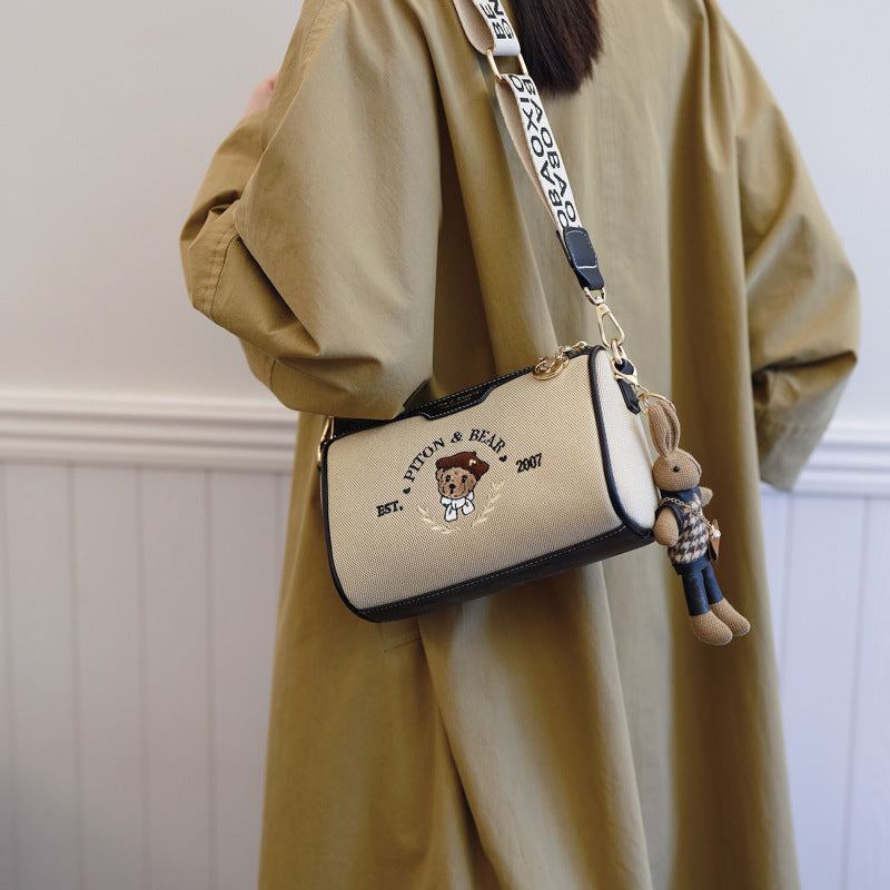 Women's Source Fashion Contrast Color City Simple Women's Messenger Bag