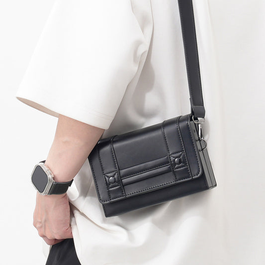 Women's & Men's Box Trendy Cool Niche Hard Shell High-grade Men's Messenger Bag