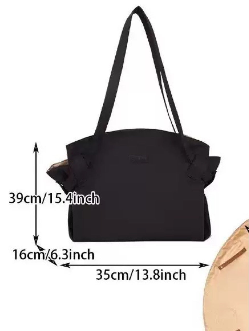 Women's Camping Storage Large Capacity Pleated Retro Bags