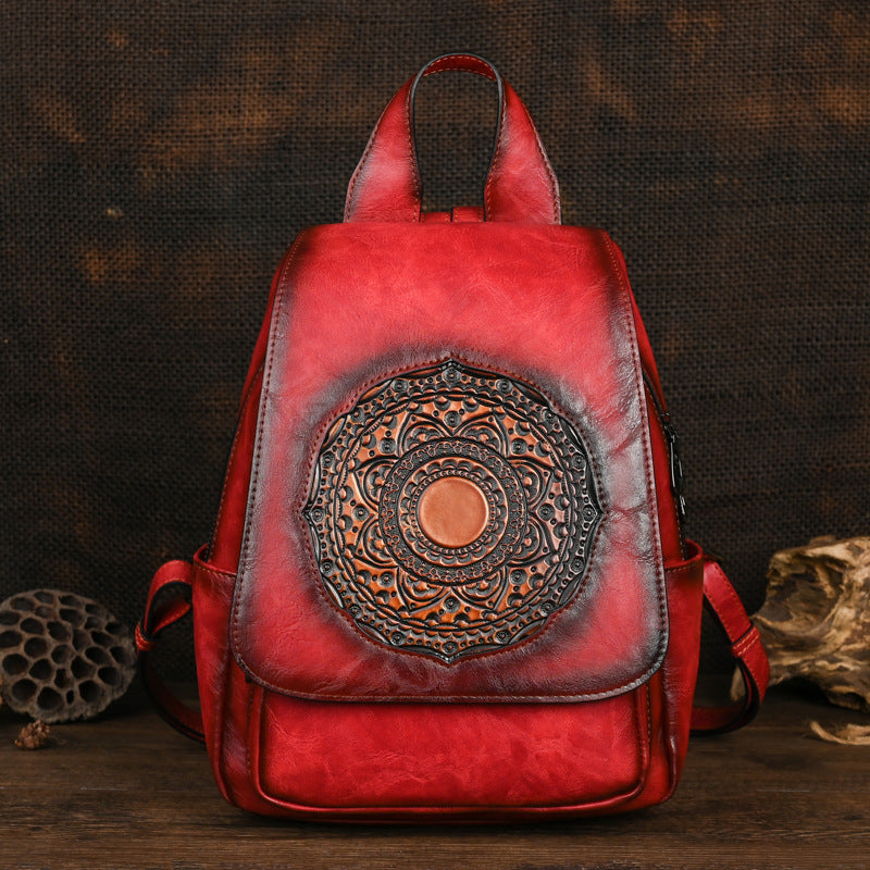 Women's Retro Style Trendy Ethnic Design Artistic Travel Bags