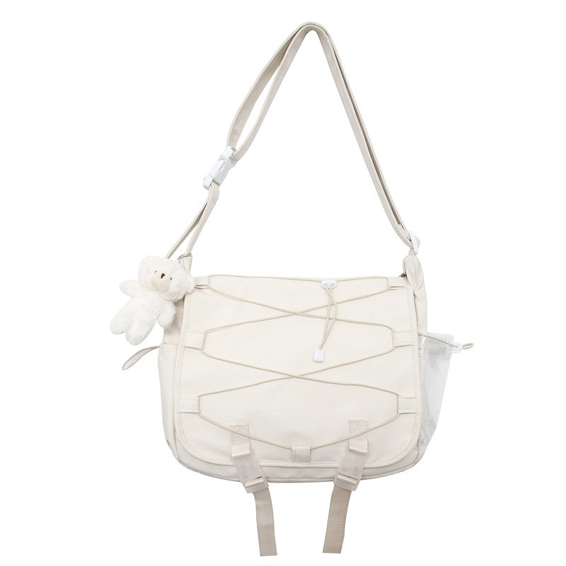 Transparent Cartoon Solid Color Flip For Backpacks