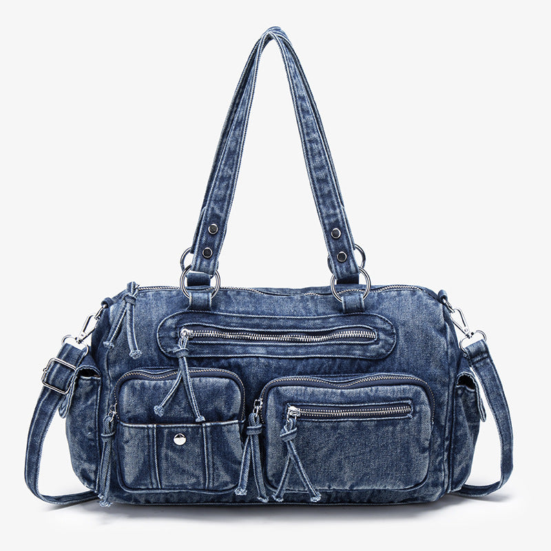 Women's Simple Zipper Large Capacity Commuter Bags