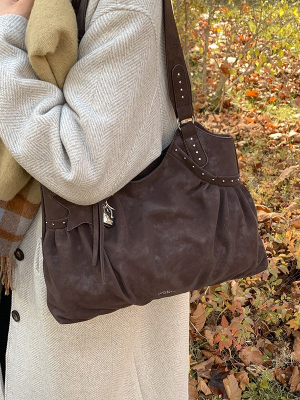 Women's Minority Simple Large Capacity Totes Commute Soft Shoulder Bags