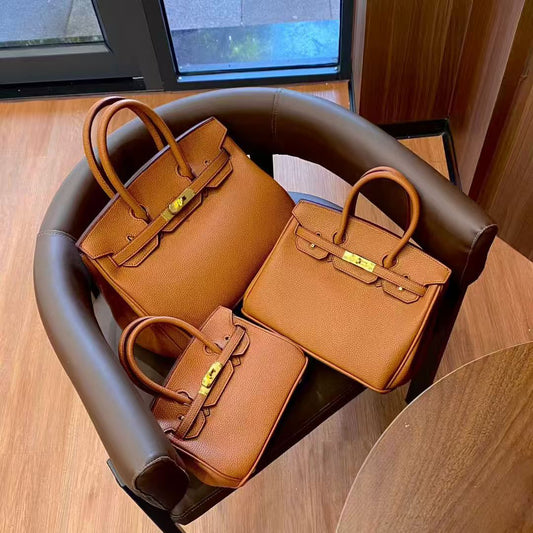 Women's Large Capacity Advanced Feeling Tong Tote Bag