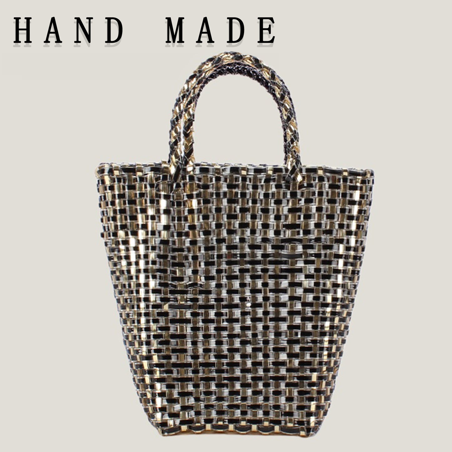 Plastic Woven Daily Leisure Seaside Vacation Women's Messenger Bag