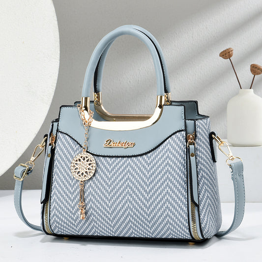 Women's High-grade Trendy Fashion Elegant Simple Textured Bags