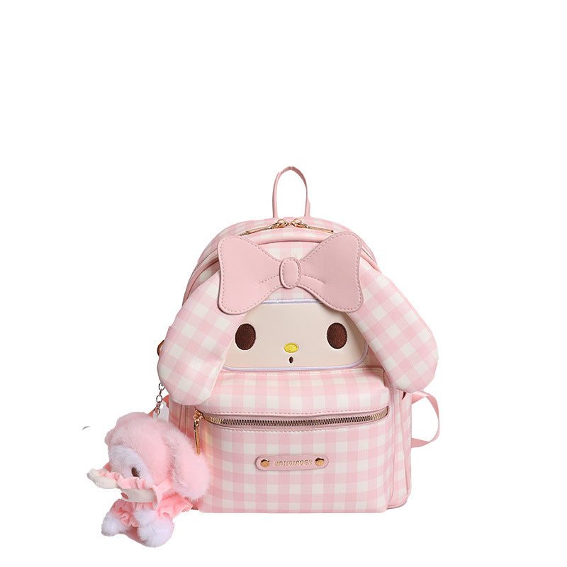 Korean Heart Bow Melody Female Sweet Women's Backpack