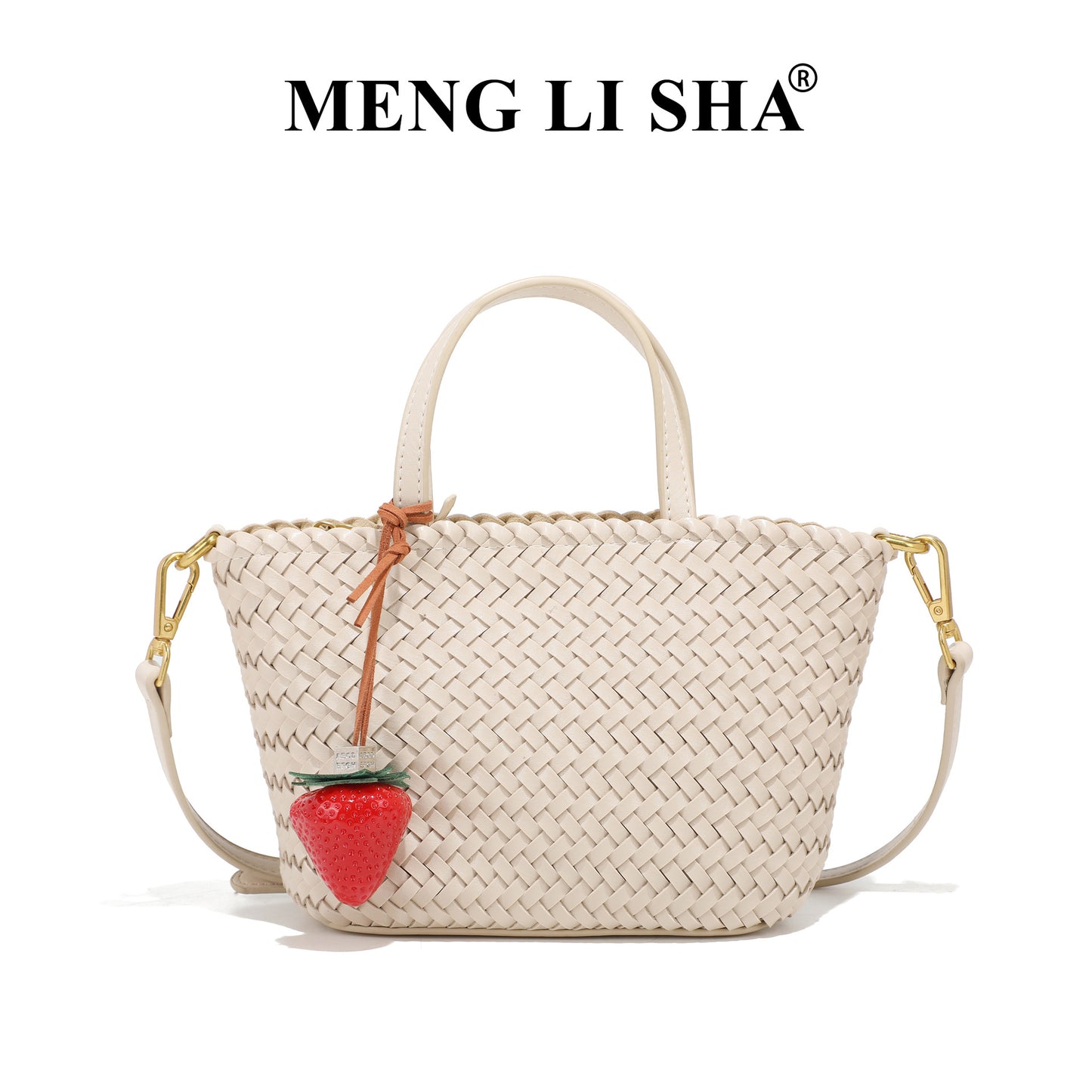 Women's Design Woven Portable Boat Versatile Simple Vegetable Bags