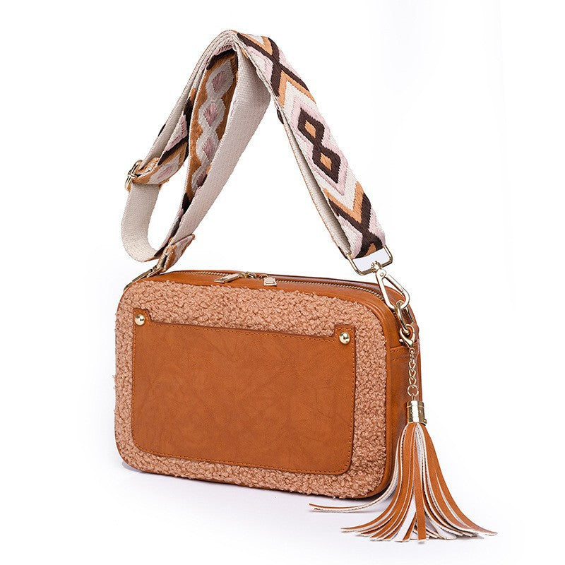 Innovative New Women's Fashion Plush Winter Women's Shoulder Bag